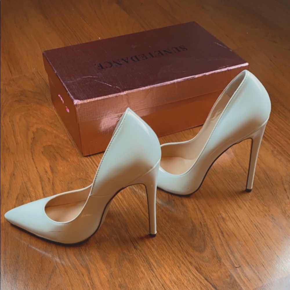 White High Heels